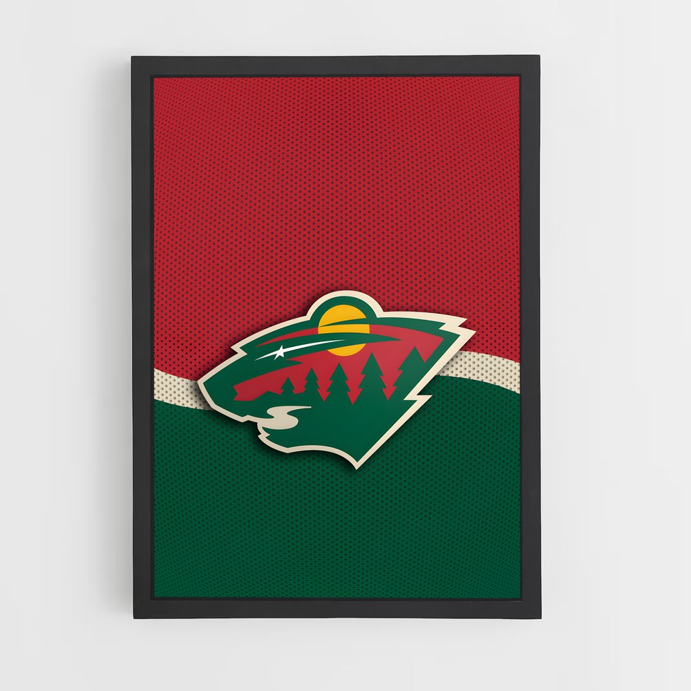Poster Minnesota Wild Spirit – affiche Hockey sur glace (vue 2)
